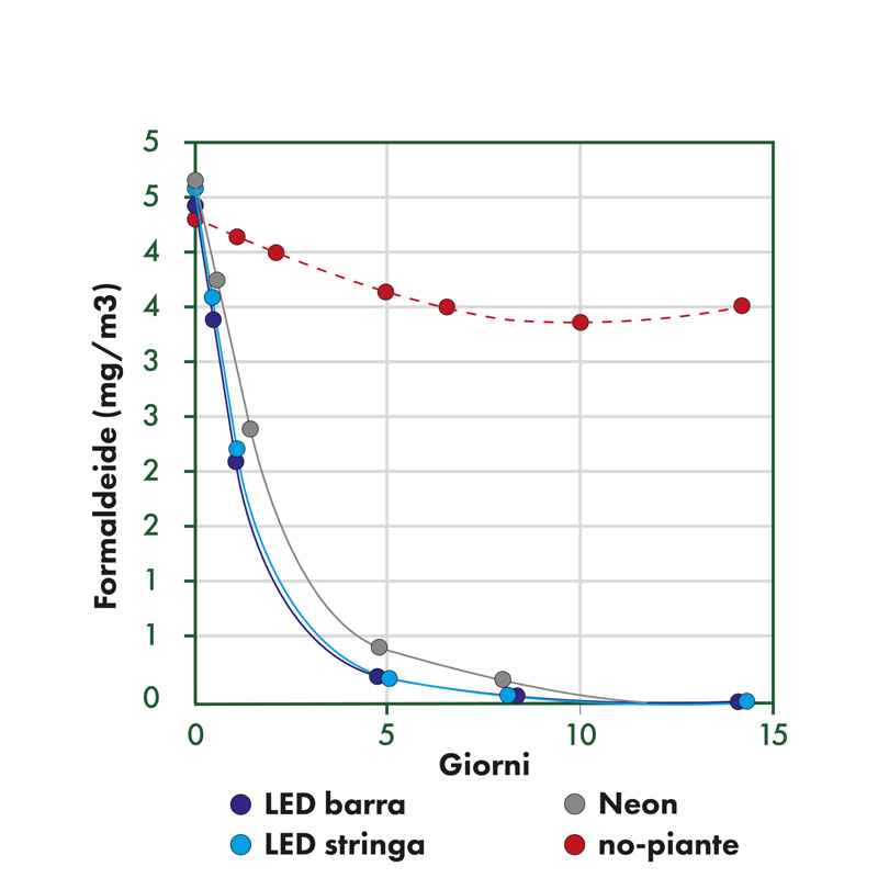 Grafico formaldeide